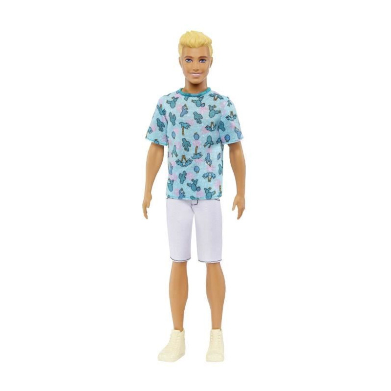 Barbie - Barbie Ken Fashionistas Tenue de sport - Poupée Mannequin - 3 ans et + - BARBIE - HJT10 - POUPEE MANNEQUIN BARBIE