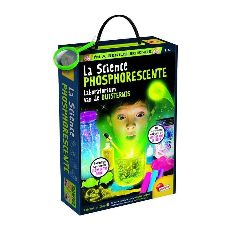 Génius Science - jeu scientifique - la science phosphorescente - LISCIANI