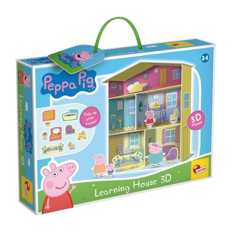 La maison de peppa a construire - Peppa Pig learning house - pour apprendre les associations - LISCIANI