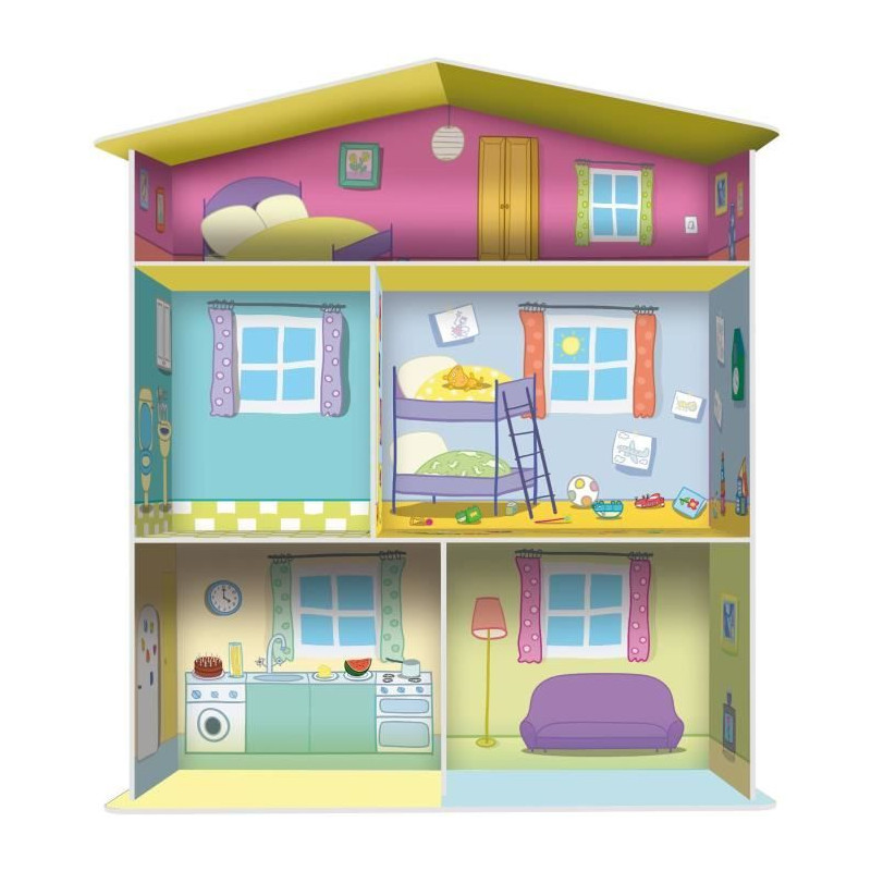 La maison de peppa a construire - Peppa Pig learning house - pour apprendre les associations - LISCIANI