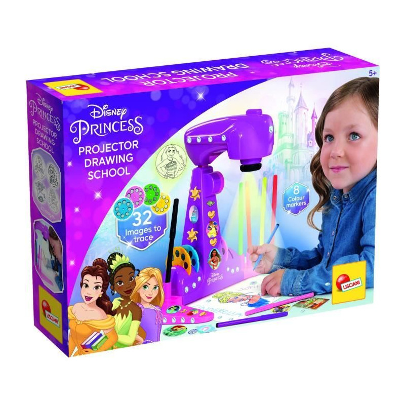 Projecteur école de dessin - Princess - pour dessiner toutes ses Princesses préférées - LISCIANI