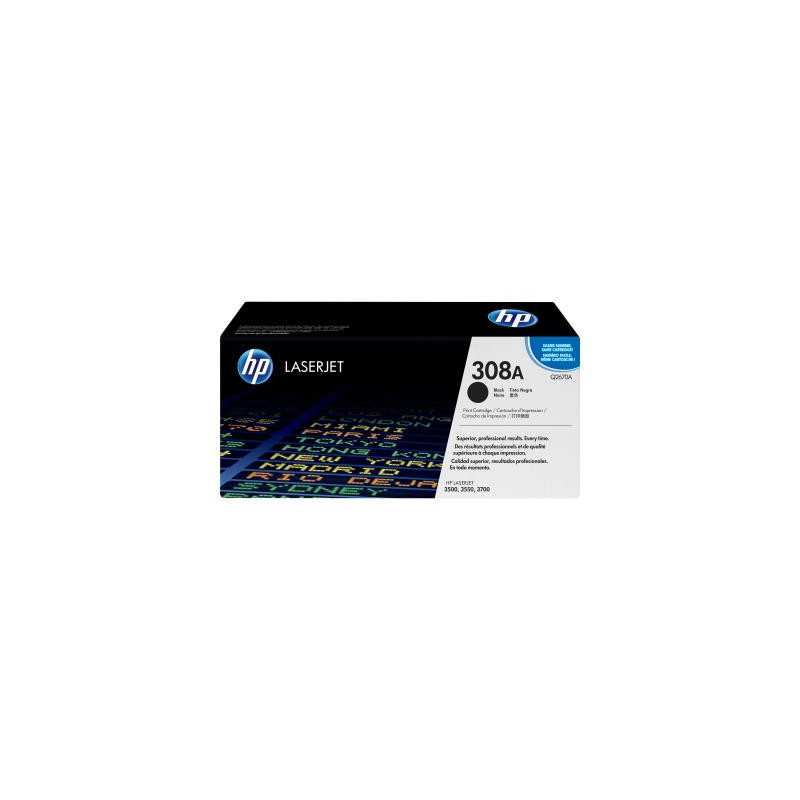 HP Cartridge No 308A HP308A HP 308A Black Schwarz (Q2670A)