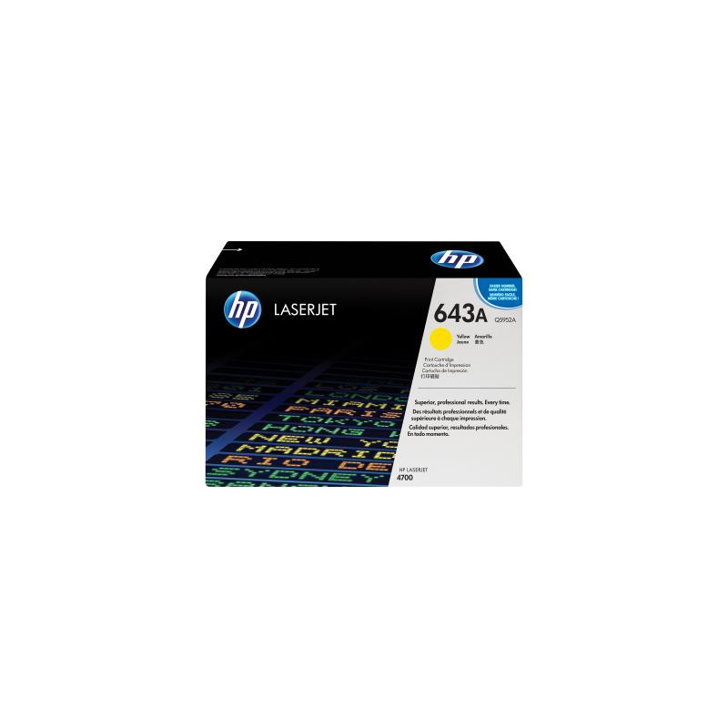 HP Cartridge No 643 HP643 HP 643 Yellow Gelb (Q5952A)