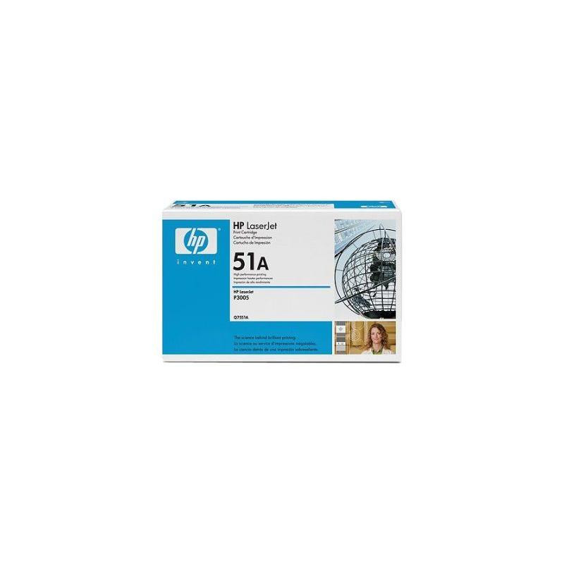 HP Cartridge No 51A HP51A HP 51A Black Schwarz (Q7551A)