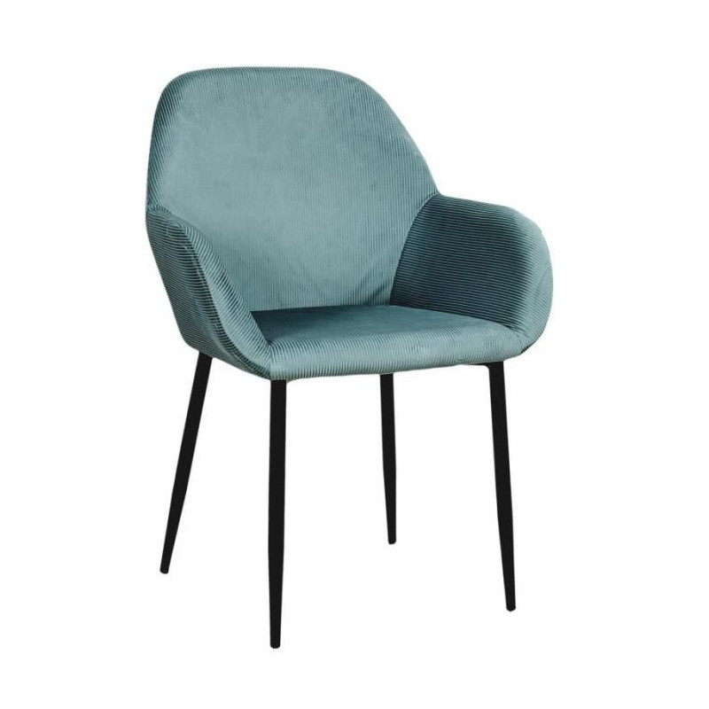 Fauteuil Giulia Bleu canard Home Deco Factory