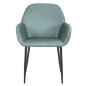 Fauteuil Giulia Bleu canard Home Deco Factory