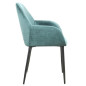 Fauteuil Giulia Bleu canard Home Deco Factory