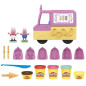 Play-Doh Peppa Pig et le camion de glaces, avec Peppa, George et 5 pots de pate a modeler des 3 ans