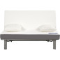 DUNLOPILLO Banquette BZ 2 places - Gris - ReVEUR