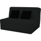 DUNLOPILLO Banquette BZ 2 places - Noir - ReVEUR