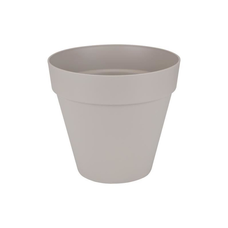 ELHO Pot de fleurs rond Loft Urban - Ø 20 cm - Gris chaud