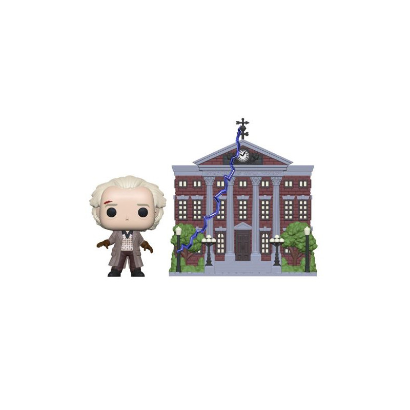 Figurine POP Back To The Future Doc with Clock Tower