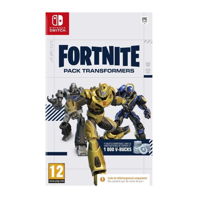 Fortnite Pack Transformers - Jeu Nintendo Switch