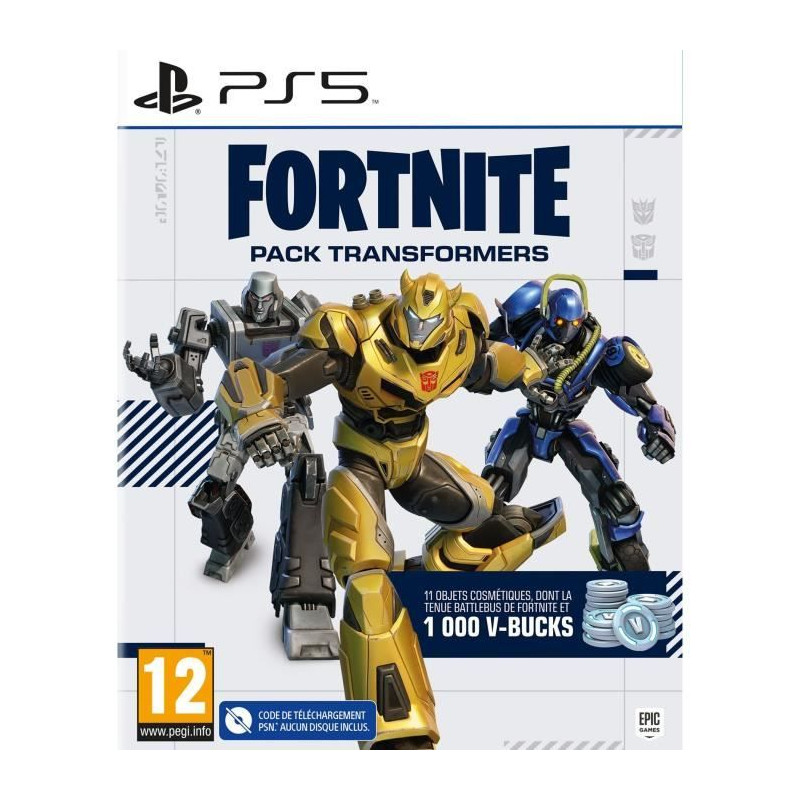 Fortnite Pack Transformers - Jeu PS5