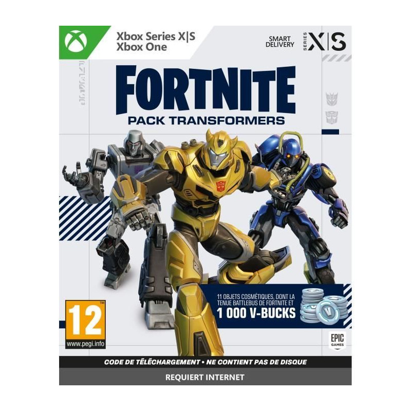 Fortnite Pack Transformers - Jeu Xbox One et Xbox Series X