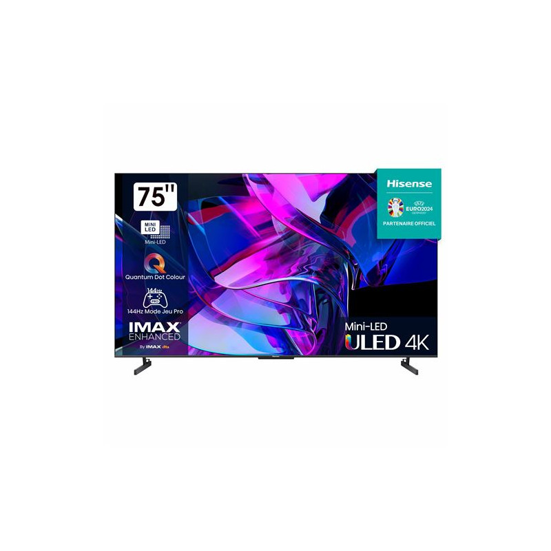 TV QLED Hisense 75U7KQ 189 cm 4K UHD Smart TV Noir