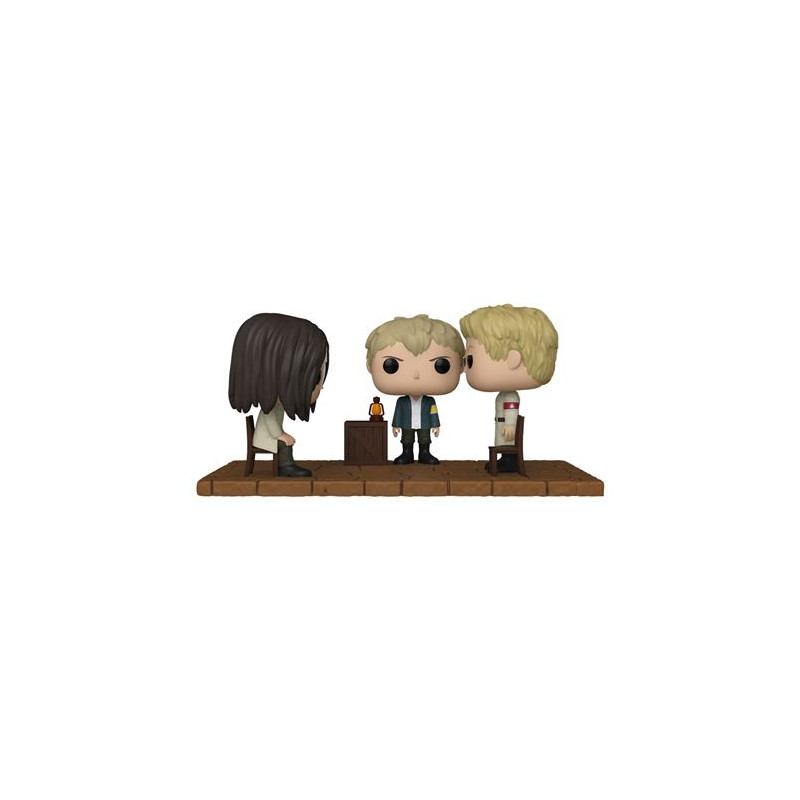 Figurine Funko Pop Moment Attack on Titan S5 Eren meets Reiner