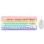 Combo Gaming Clavier mécanique TKL + Souris - THE G-LAB - COMBO MERCURY W - Blanc