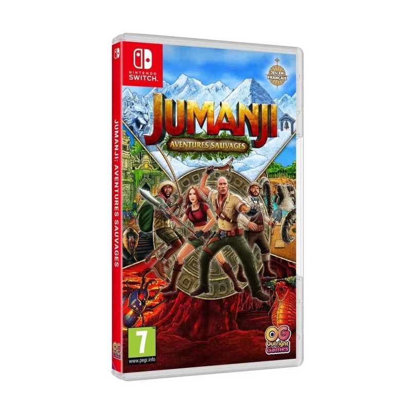 Jumanji - Aventures Sauvages - Jeu Nintendo Switch