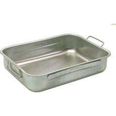 STEEL PAN PLAT FOUR HAUT 30x22 INOX ANTI-ADH STEEL PAN - 11161