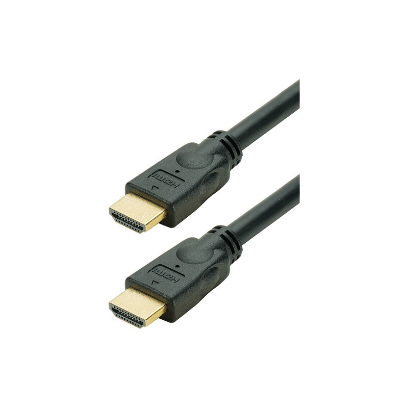 ERARD Cordon HDMI A M/M - PERFORM - 4K/60ips HDR 4:4:4 - gaine pvc noire - OR ERARD - 7882