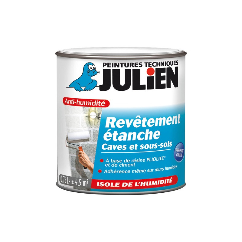 JULIEN JULIEN PEINT.REVETEMENT ETANCHE 0.75L JULIEN - 5108080