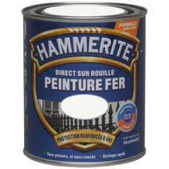 JULIEN HAMMERITE FER BRI.LAQUE 0.75L ARGENT JULIEN - 5094064