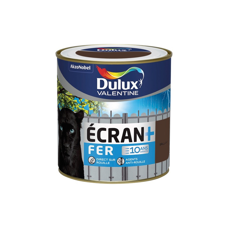 DULUX VALENTINE ECRAN FER BRI.0.5L BRUN NORMANDIE DULUX VALENTINE - 5267272