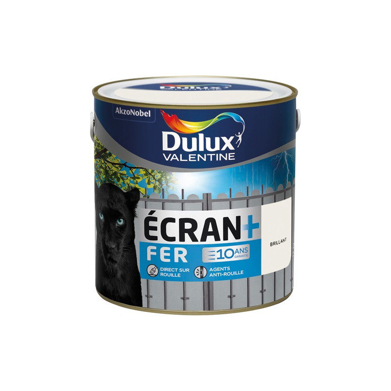 DULUX VALENTINE ECRAN FER BRI.2L BLANC PUR DULUX VALENTINE - 5267326