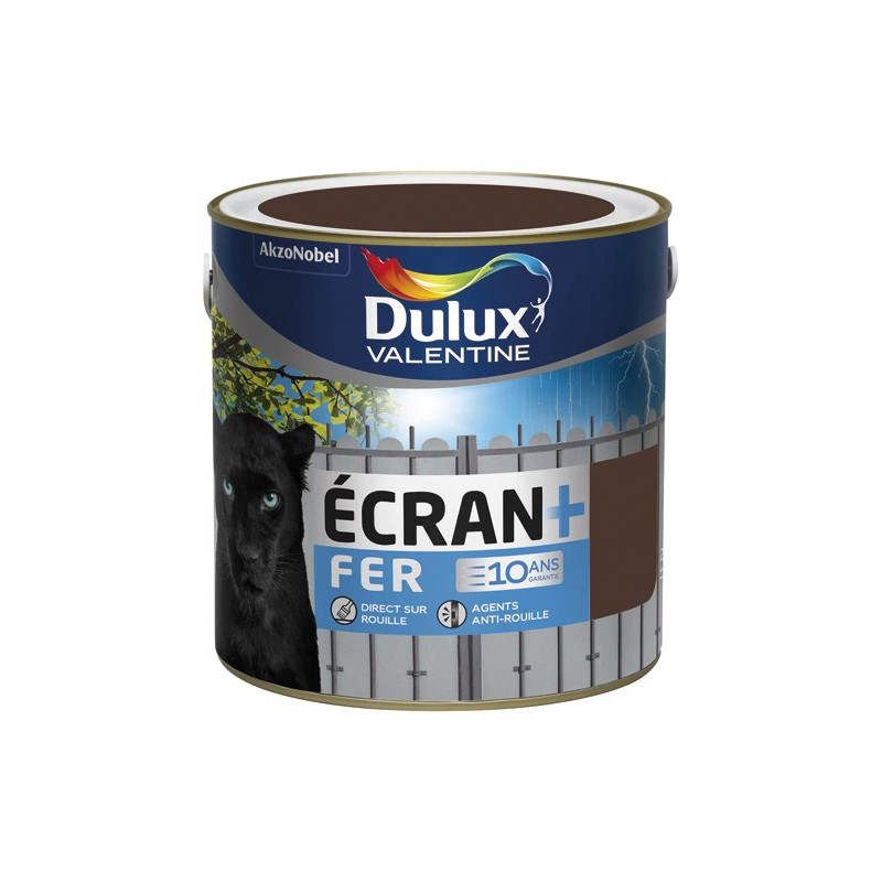 DULUX VALENTINE ECRAN FER BRI.2L BRUN NORMANDIE DULUX VALENTINE - 5267327