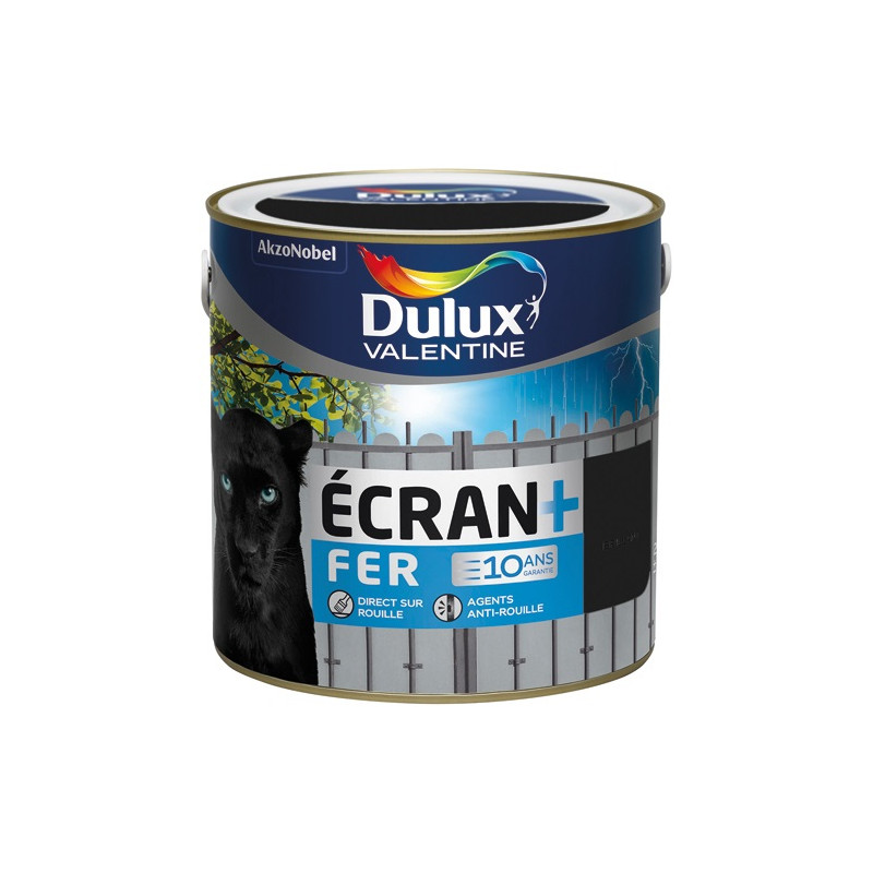 DULUX VALENTINE ECRAN FER BRI.2L NOIR DULUX VALENTINE - 5267332