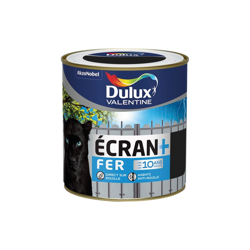 DULUX VALENTINE ECRAN FER MAT 0.5L NOIR DULUX VALENTINE - 5267304