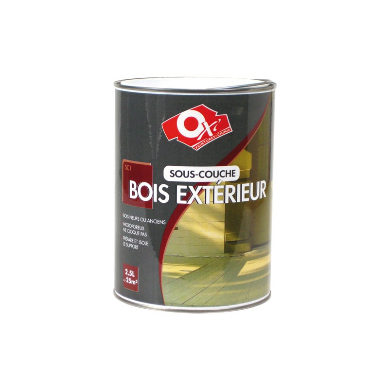 SOUS COUCHE BOIS EXT. SC1 2.5L OXI - SCBO2.5