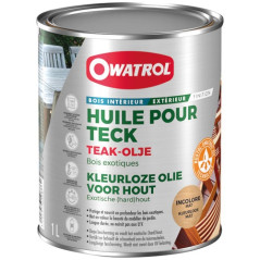 OWATROL HUILE DE TECK MAT 1L INCOLORE OWATROL - 886