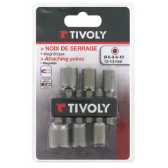 TIVOLY EMBOUTS NOIX SERRAGE MAGNETIQUES X6 SC TIVOLY - 11501920001