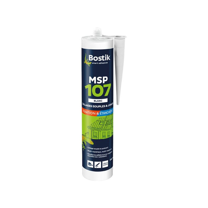 MASTIC FIXATION MSP107 BLANC 290ML PRO BOSTIK - 30614111