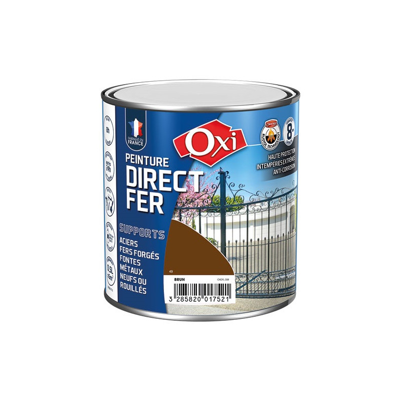 DIRECTE FER LISSE BRUN 0.5L OXI - DFL.5BR