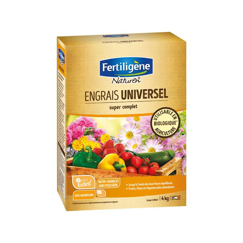 FERTILIGENE ENGRAIS UNIVERSEL 4KG              /NC FERTILIGENE - NATUN4