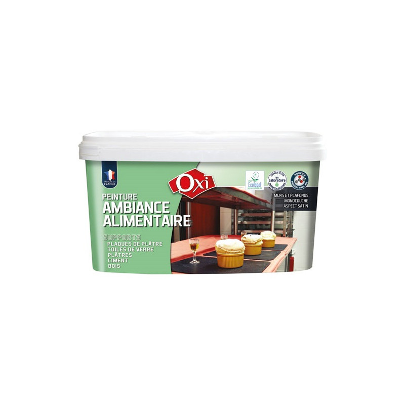 OXI PEINTURE MUR/PLAF.ALIMENTAIRE BLC 2.5L OXI - ALIM2.5