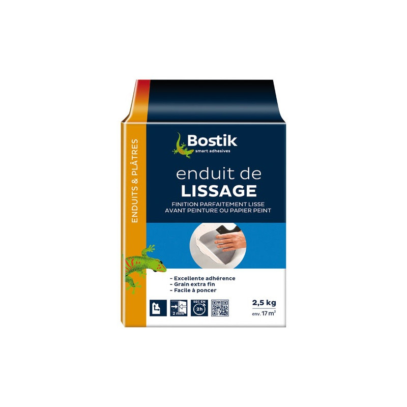 BOSTIK ENDUIT LISSAGE POUDRE  2.5KG BOSTIK BOSTIK - 30604301