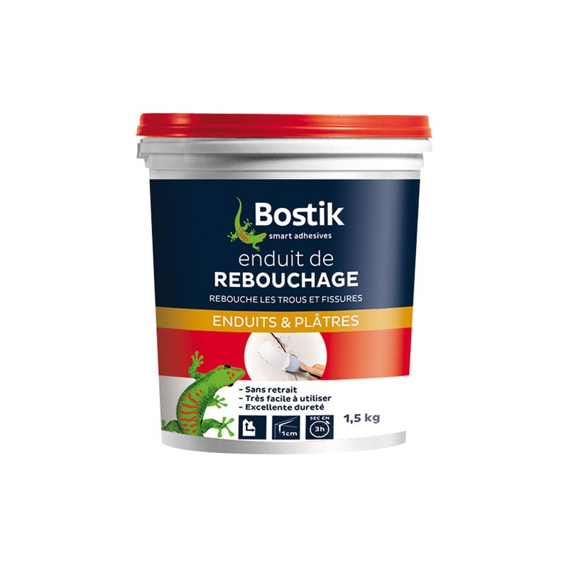 BOSTIK ENDUIT REBOUCHAGE PATE 1.5KG BOSTIK BOSTIK - 30604186