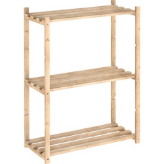 ASTIGARRAGA ETAGERE 3 TABLETTES A LATTES 88X65X30 ASTIGARRAGA - NC-3-30-99