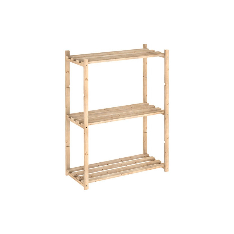 ETAGERE 3 TABLETTES A LATTES 88X65X30 ASTIGARRAGA - NC-3-30-99