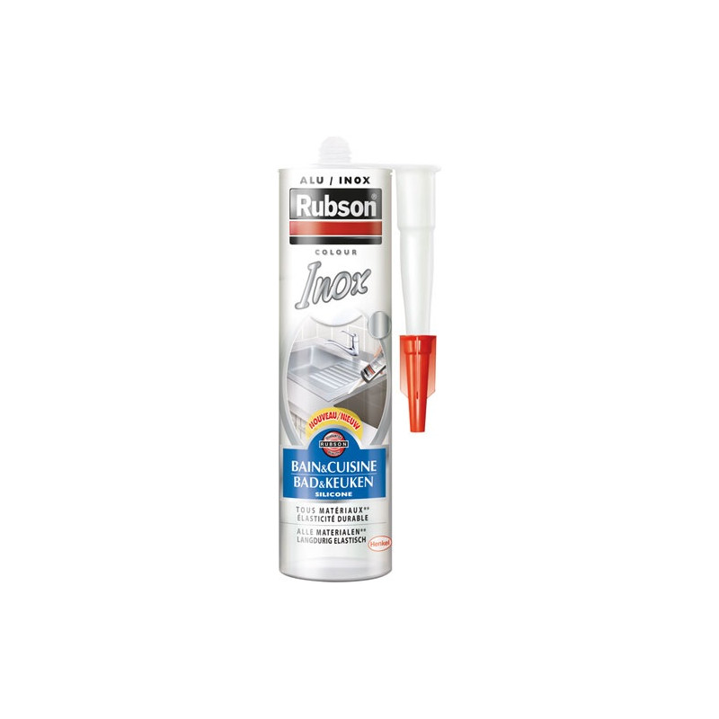 MASTIC SANITAIRE C.280ML INOX RUBSON - 1988175