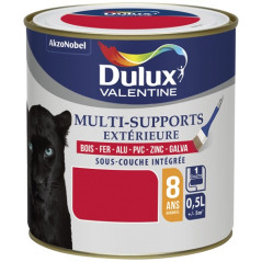 DULUX VALENTINE VAL.MULTISUPPORT EXT.0.5L ROUGE COQUEL DULUX VALENTINE - 5248986