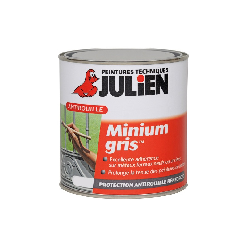 JULIEN JULIEN POT 2.5L ANTIROUIL.MINIUM GRIS JULIEN - 5107959