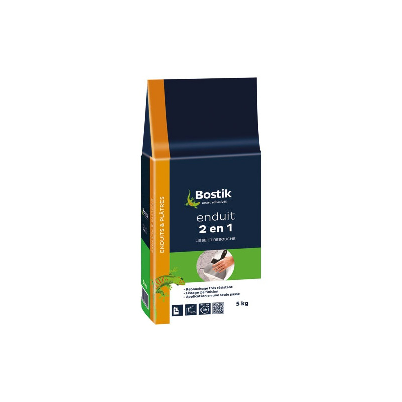 BOSTIK ENDUIT POUDRE 2EN1 5KG BOSTIK BOSTIK - 30604211