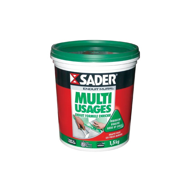 ENDUIT M.USAGES PATE 1.5KG  SADER SADER - 30111224