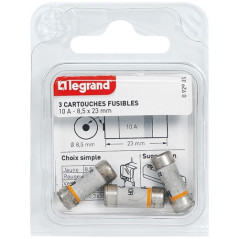 LEGRAND FUSIBLE A VOYANT 20A 10.3X31.5  X3  BL LEGRAND - 092926