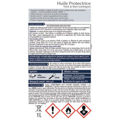 STARWAX HUILE PROTECTRICE BOIS EXTE.TECK 1L193 STARWAX - 193